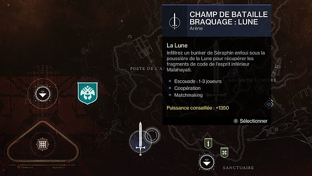 Destiny Champ De Bataille Braquage Lune